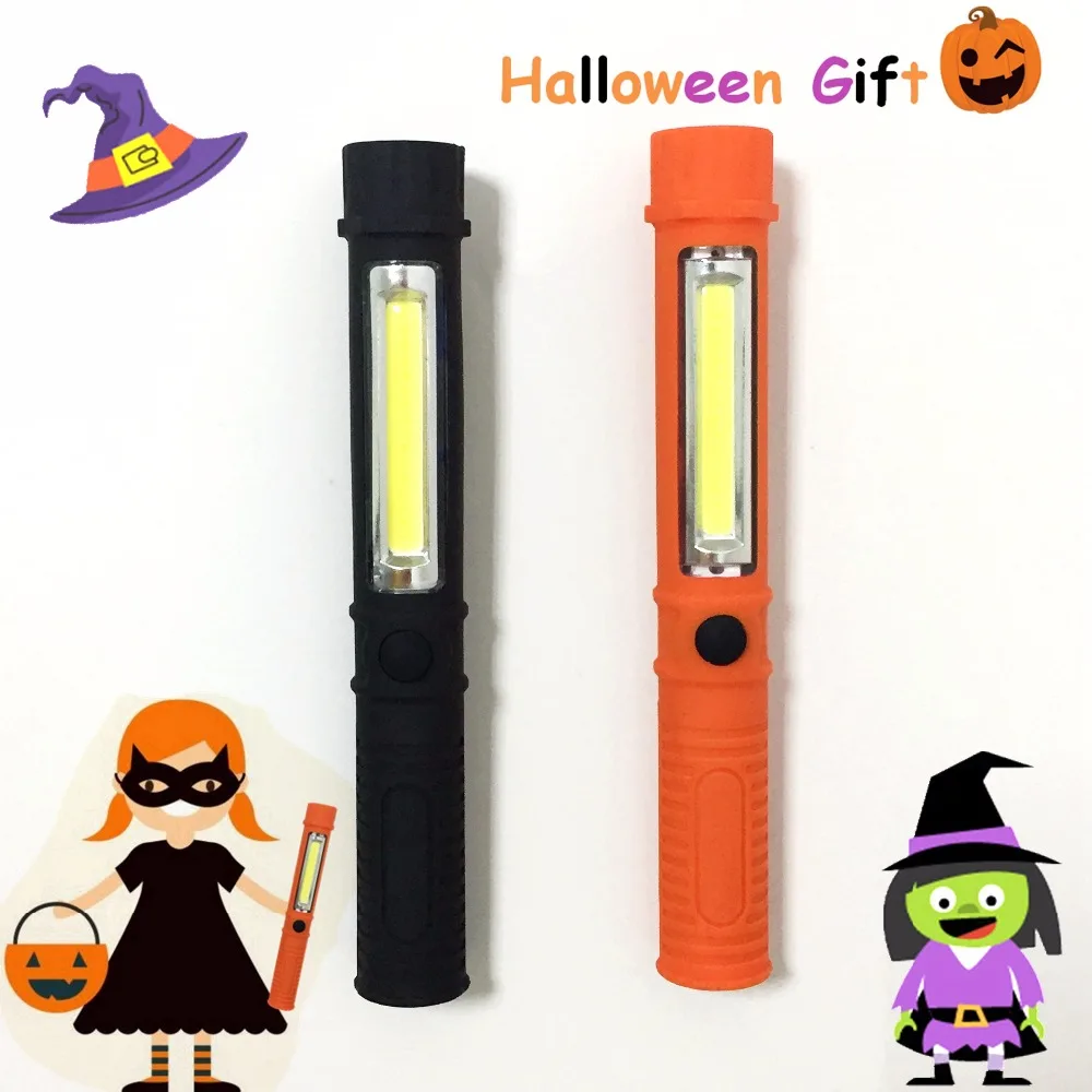 Mingray LED Lantern Halloween gift Kids lamp Mini  Work light COB flashlight magnet torch children portable lanterna