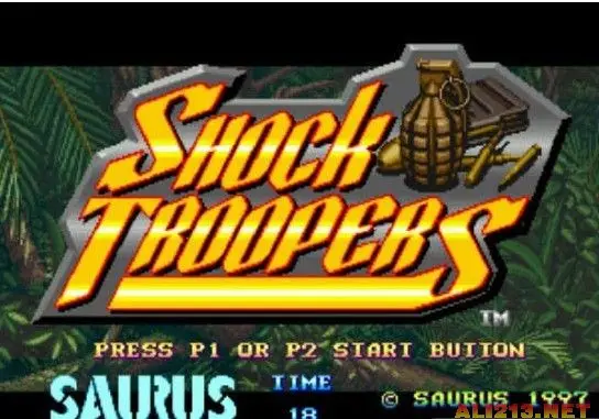 Neo Geo AES game card : Shock Troopers 1