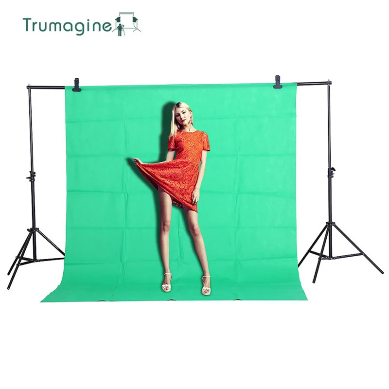 

1.6X3M/5.2X9.8Ft Photo Studio Background Green Screen Photography Backdrop Background Non woven Fabric Chroma Key Backdrops