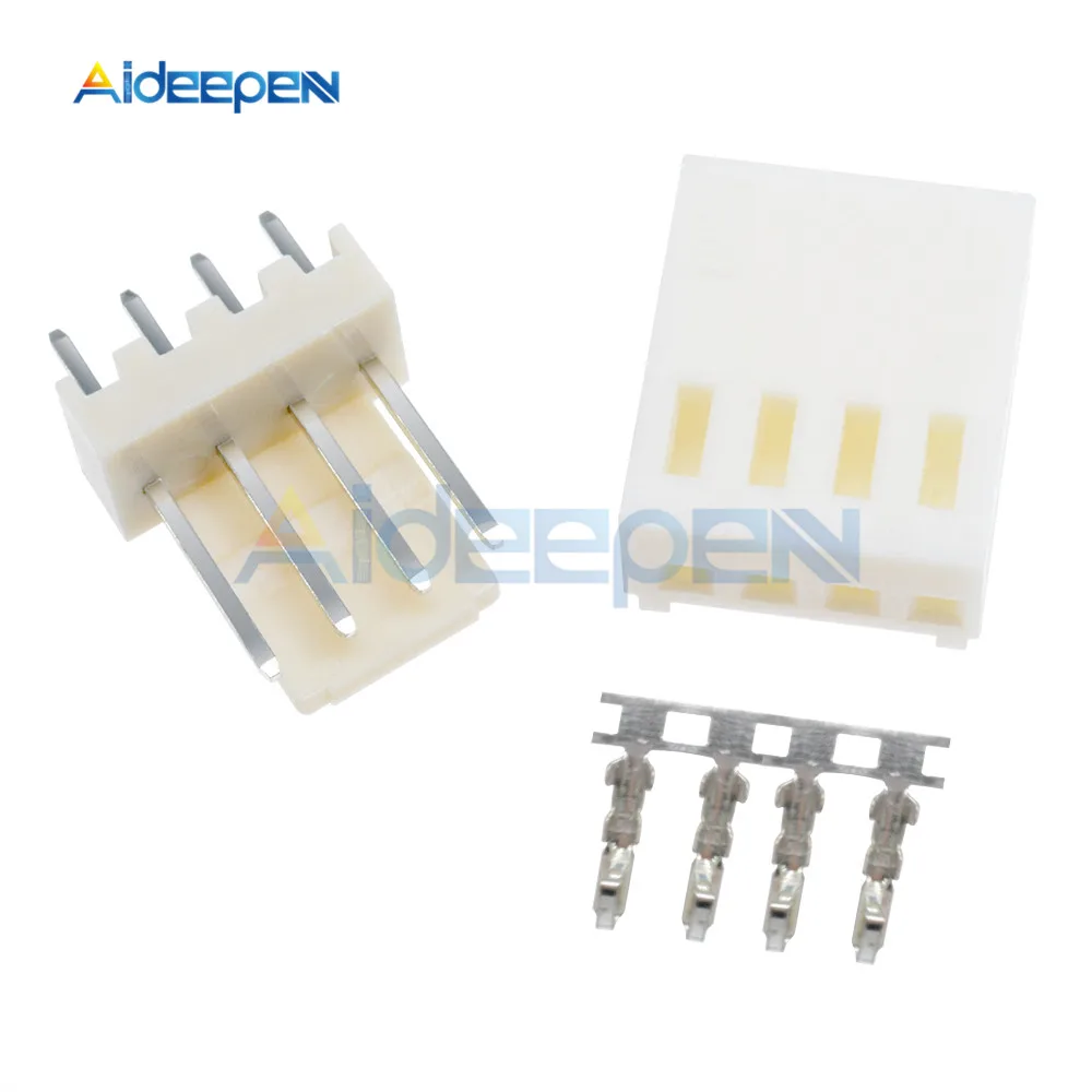 10pcs/lot Kit4 Pin KF2510-4P 2.54mm Pitch Terminal Housing Pin Header Connectors Adaptor Home Kits