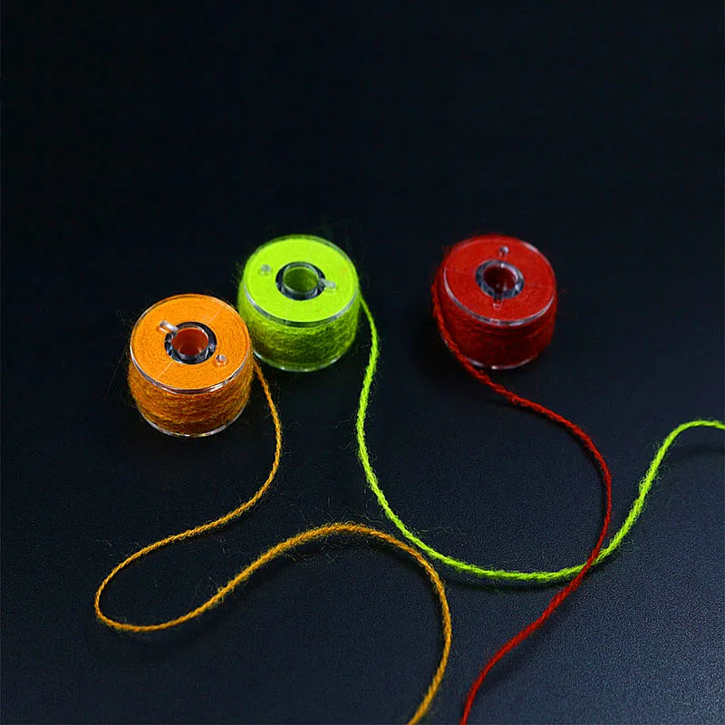 Royal Sissi 1box 25colors assorted micro fuzzy yarn midges nymphs yarn small fly bodies tying materials fly tying thread spooled
