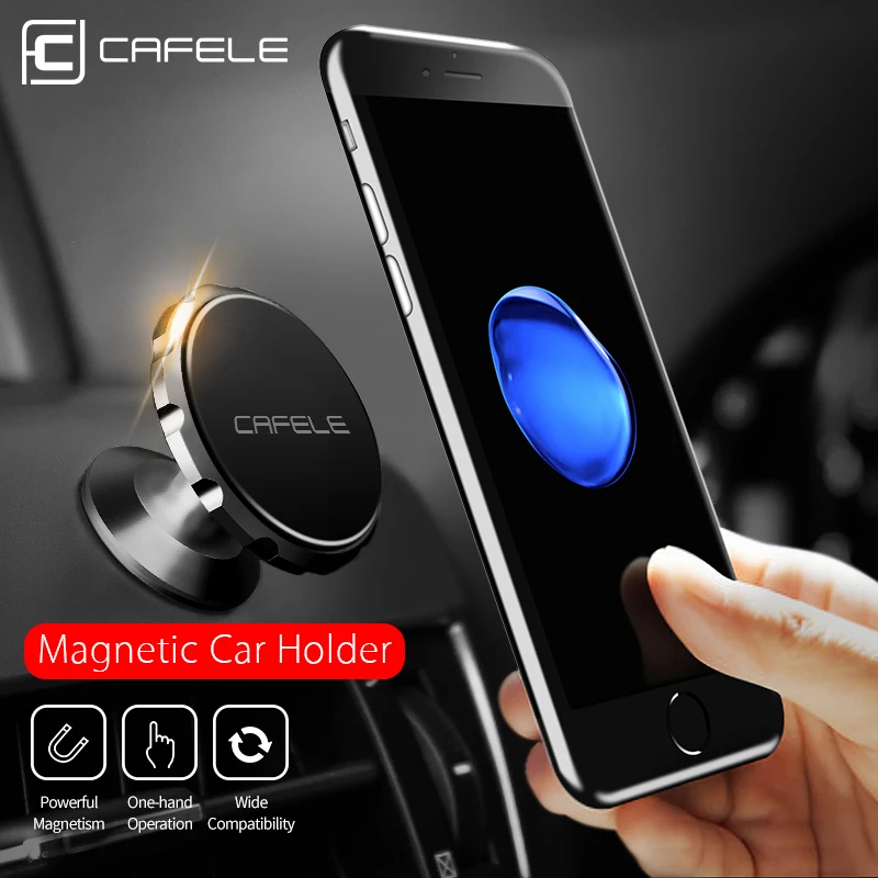 Cafele Holder for Phone in Car Dashboard Matte Surface Magnetic Car Phone Holder 360 Degree Rotation Magnetic Car Holder