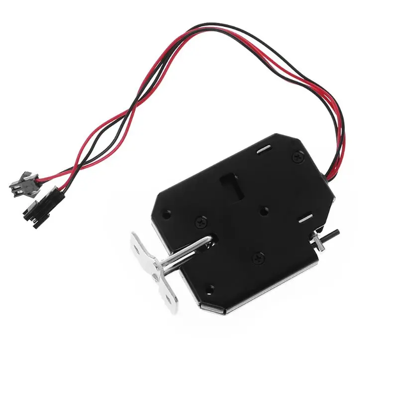 Magnetic Latch Door Lock Electric Drop Bolt Picks Auto DC 12V 2A Solenoid Induction Access Control File Case Cabinet Drawer Lock