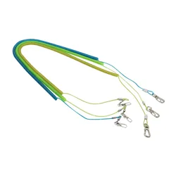 3m/6m/10m Flexible Bird Leash Flying Rope With Ring Parrot Training Harness Steel Wire Inside Bird Outdoor Products