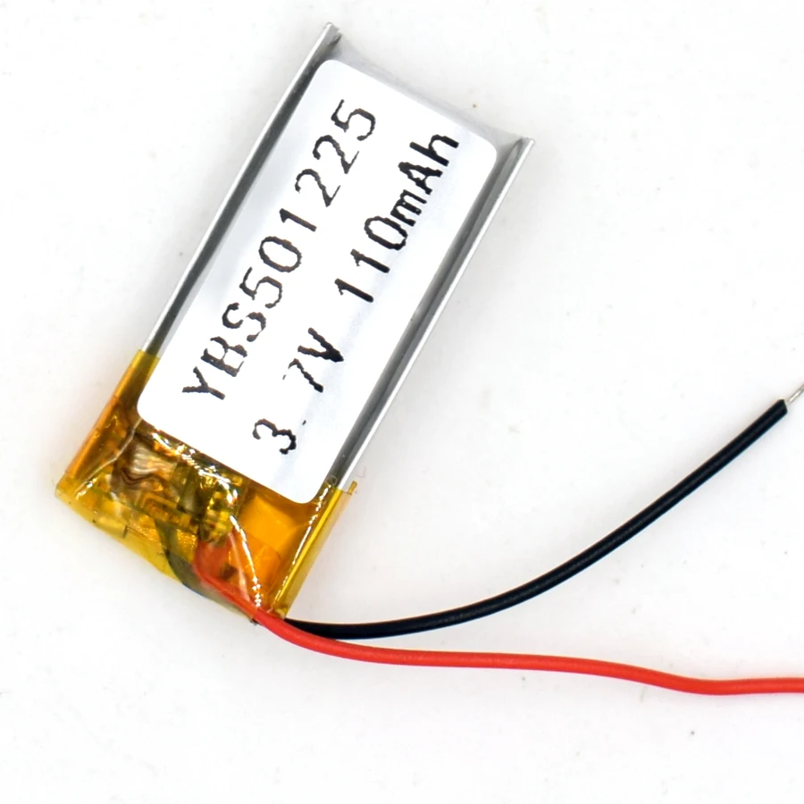 3.7V 110 mAh 501225 Li-Polymer Rechargeable Battery Li Po ion Li  for GPS Bluetooth MP3 MP4 051225