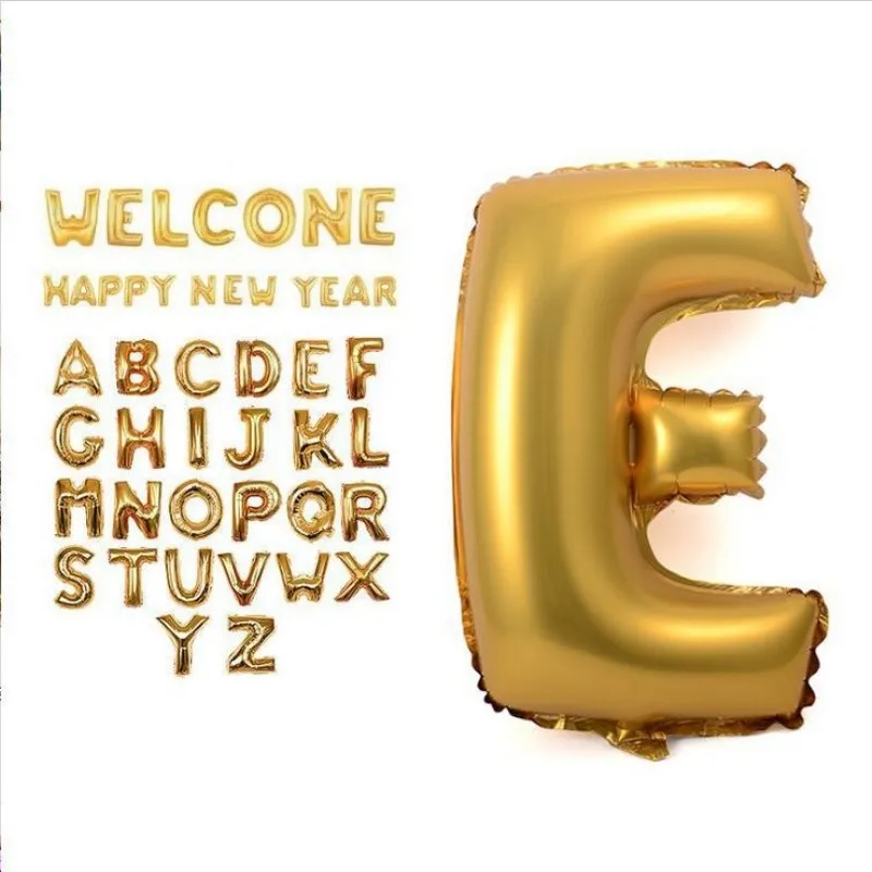 Fashion 32 Inch Giant Jumbo Letter Helium Aluminum Foil Balloon for Wedding / Birthday Party / Baby / Bridal Shower Decoration