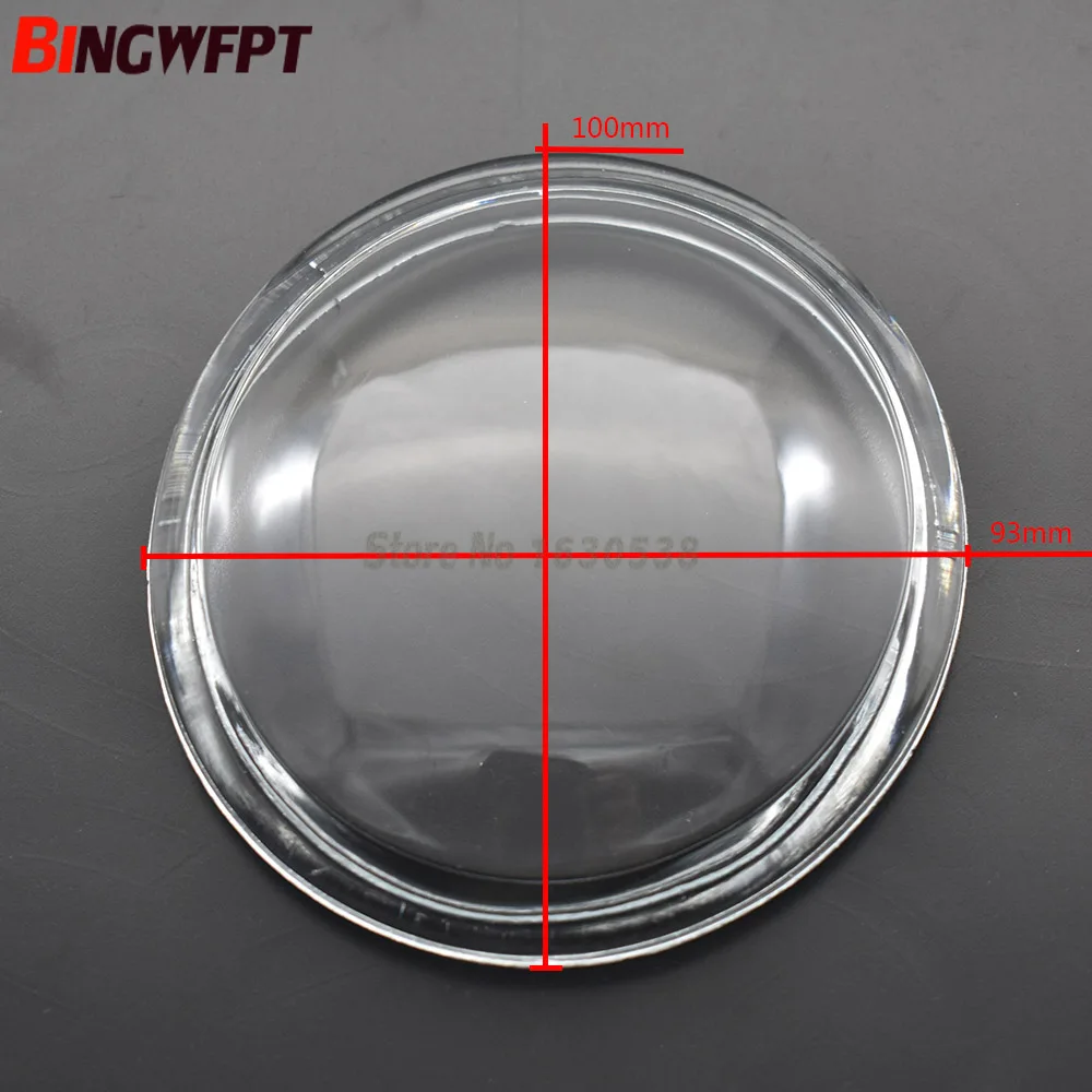 93*100 MM FOG LAMPS LIGHTS Tempered glass 2 PCS For TOYOTA