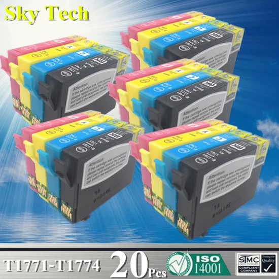 Compatible Cartridges For T1781 / T1771 - T1774 , For Epson XP-30 XP-102 XP-202 XP-302 XP-402 XP-225 XP-422 Printer