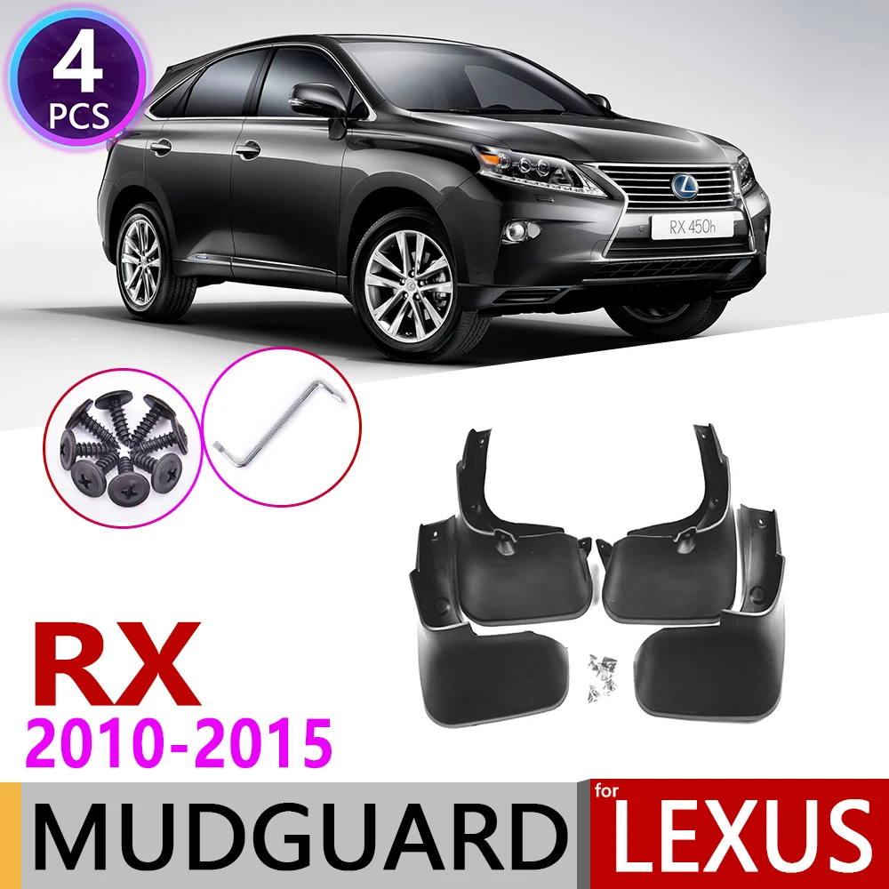 Mudflap for Lexus RX RX270 RX300 RX350 RX400h 2010~2015 AL10 Fender Mud Guard Splash Flaps Mudguards Accessories 2011 2012 2013