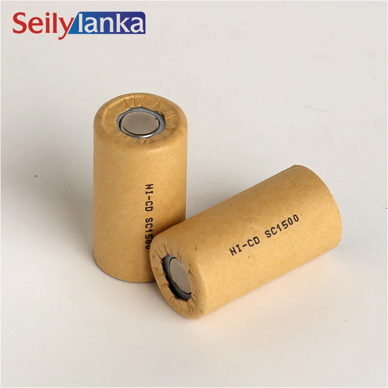 20Pcs 1500mAh Discharge rate 15C,battery cell high power battery cell,power tool battery,Power Cell,Ni cd,rechargeable battery