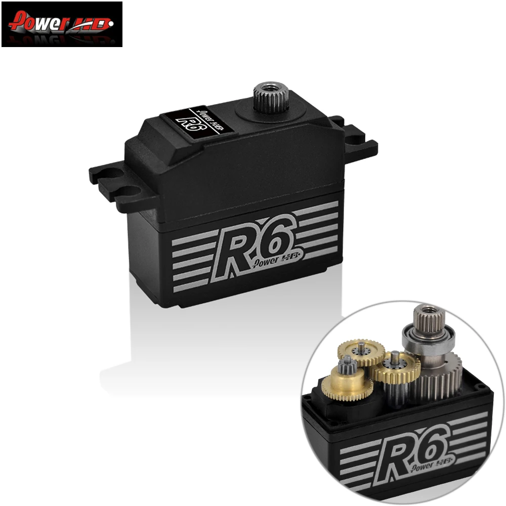 Power HD R6 Metal Geal Rc Servo 7,5 kg/28,5 g für 1/12 RC Autos/Pancar 500 Hubschrauber/Mono1 Rc Boot