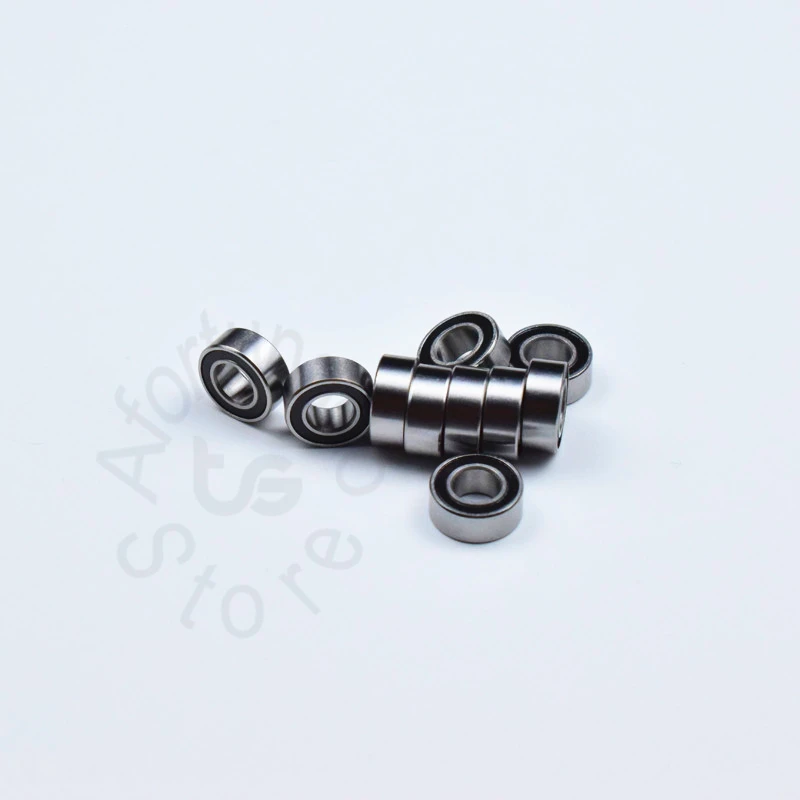 MR105RS 5*10*4(mm) 10pieces free shipping bearing 10pcs Rubber Sealed Miniature Mini Bearing MR MR105RS chrome steel bearing