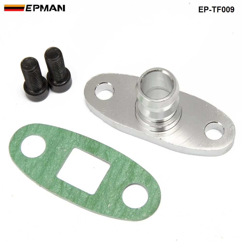 5/8" Turbo Oil Drain Fitting Adapter T3 T3/T4 GT37 GT40 GT42 GT45 GT47 Turbocharge w/Bolt EP-TF009