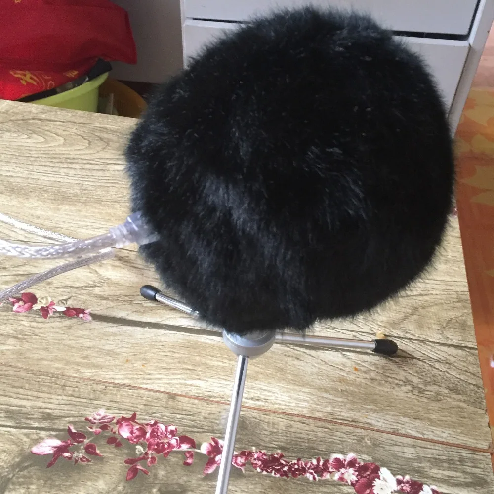 Dead cat-الزجاج الأمامي وكرة الثلج الزرقاء ، واقي الزجاج الأمامي ، وميكروفون ، وحماية الزجاج الأمامي وكرة الثلج الزرقاء