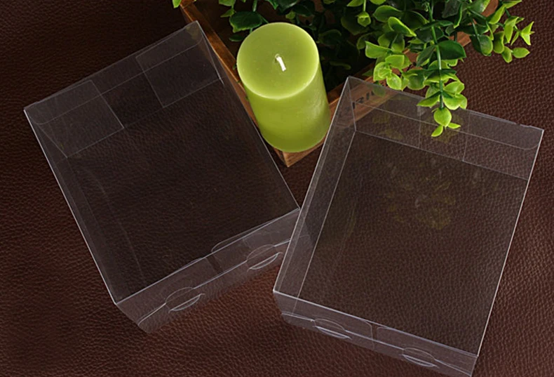 100pcs 10*15*20cm clear plastic pvc box packing boxes for gifts/chocolate/candy/cosmetic/crafts square transparent pvc Box diy