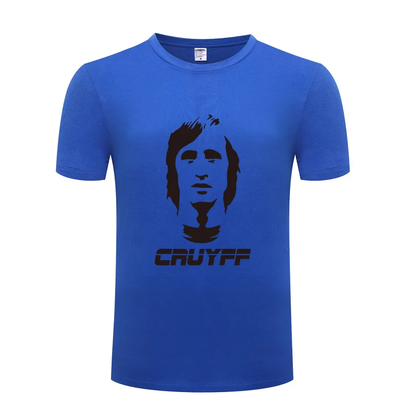 JOHAN CRUYFF Printed T Shirts Men Short Sleeve O Neck Cotton Man T-Shirt Cool Fitness Funny Streetwear Top Tee Fans Wear Summer