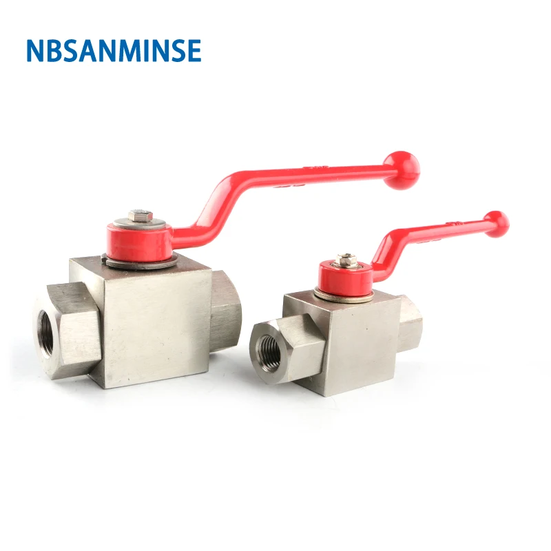 

Stainless Steel High Pressure Hydraulic Ball Valve KHB-G1/8 1/4 3/8 1/2 Anti corrosion Design SS304 SS316 NBSANMINSE