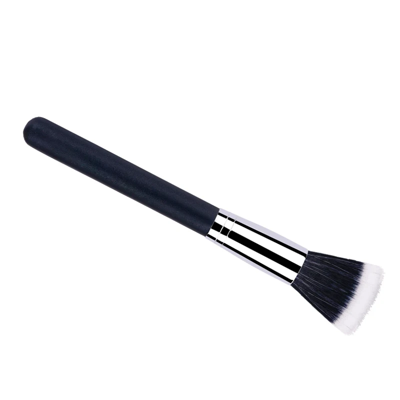 1pcs Full Size Powder Brush Blusher Contour Skin Care Black Fiber Stippling Brush Cosmetic Make Up Beauty Tools