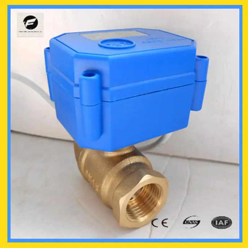 CWX-15Q/N 2-way brass electric ball valve DC3-6v DC5v DC12v DC24v 1/2'' 3/4'' 1'' CR01 CR02 CR03 CR04 CR05 for water leakage