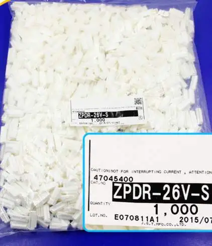 ZPDR-26V-S Housings Connectors terminals 100% new and Original parts