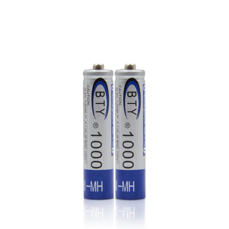 BTY N95 AA AAA Rechargeable Battery EU Charger with BTY 4x AAA 1000 mAh 1.2V NI-MH Rechargeable Battery