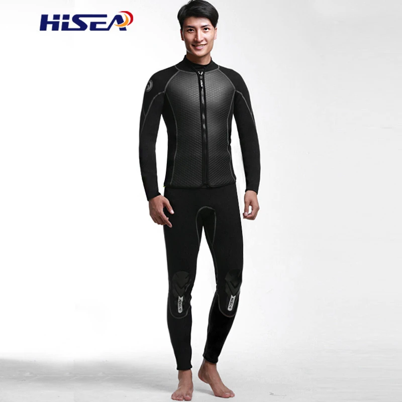 

Hisea 2.5mm Neoprene Diving Jacket 2mm Pants Trousers Wetsuit Wind Surfing Shark Skin Fishing Snorkeling Elastic Warm Pants