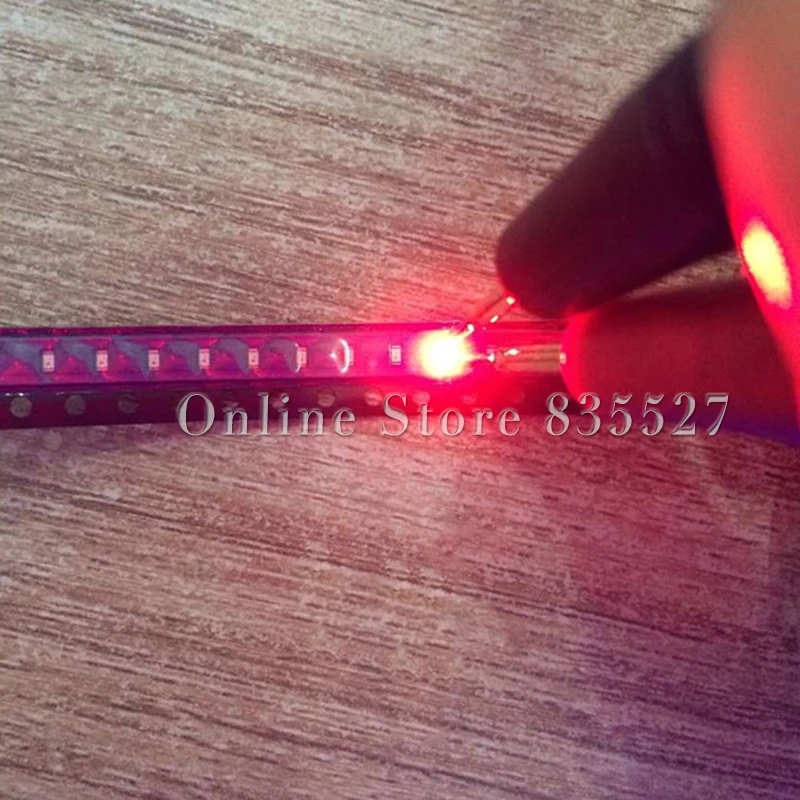 100pcs/lot LTST-C193KRKT-5A original Taiwan Lite ON 0603 1608 ultra bright red SMD LED light-emitting diode lamp beads