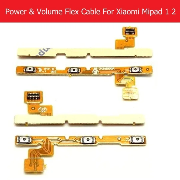 

Weeten Genuine on Power Flex cable For Xiaomi Mipad side key flex cable For Xiaomi Mipad 2 Volume flex cable Replacement