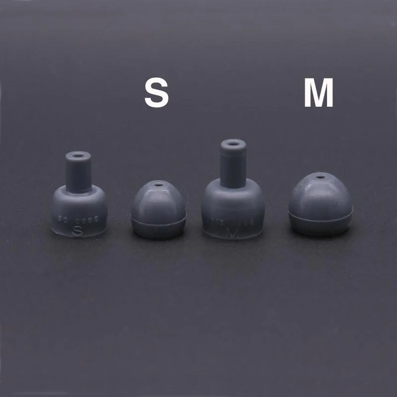 2ชิ้น/1คู่ซิลิโคนหูฟังอินเอียร์สำหรับ Shure เอียร์บัดแผ่นรองหูหมวกปลายหูฟังหูฟัง