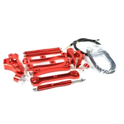 Motorcycle Scooter CNC Aluminum Alloy 15cm Lengthen Metal Saddle Bag Support Bar Mounting Brackets For Yamaha BWS X 125