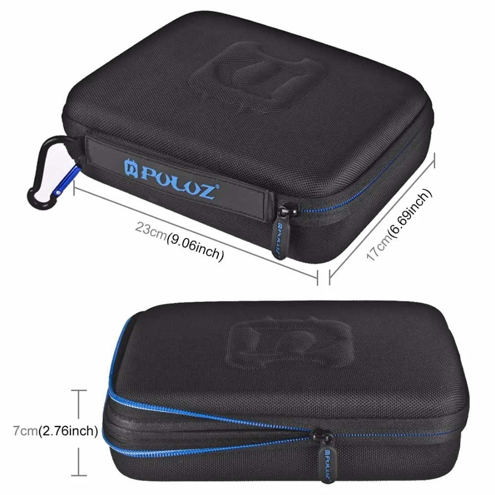 PULUZ for GoPro Accessories Waterproof Carrying Travel Case portable bag stocker for GoPro HERO5 4 Session HERO5 4SJ4000 23x17x7