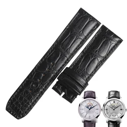 WENTULA watchbands for Baume & Mercier CLASSIMA 8688 8792   alligator skin /crocodile grain man watch band