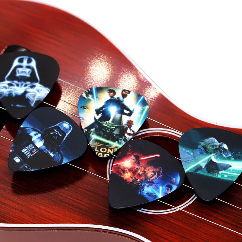 SOACH hot picks fashion 10pcs guitar Picks Thickness 1.0mm Musical instrument accessories paddle String guitar pick for ukulele