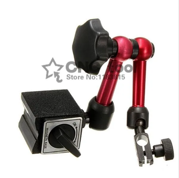 Imagem -02 - Indicador de Mostrador em Indicador de Mostrador 00.8 mm 0.01 mm com Mini Indicador Universal de Base Magnética Flexível para Testes