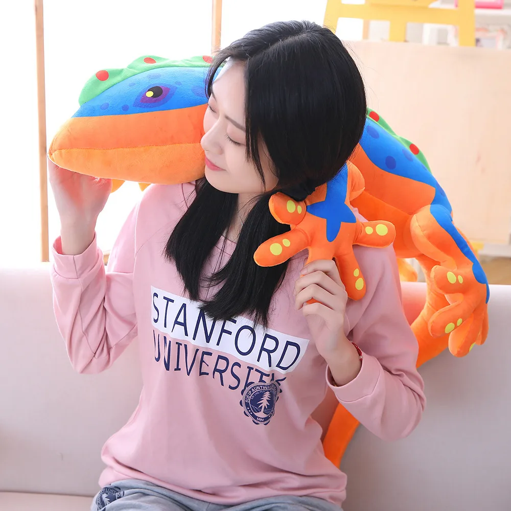 Soft Gecko Plush Toys Stuffed Animal Chameleon Lizard Appease Toy Soft Pillow Doll Gift Children Christmas gifts