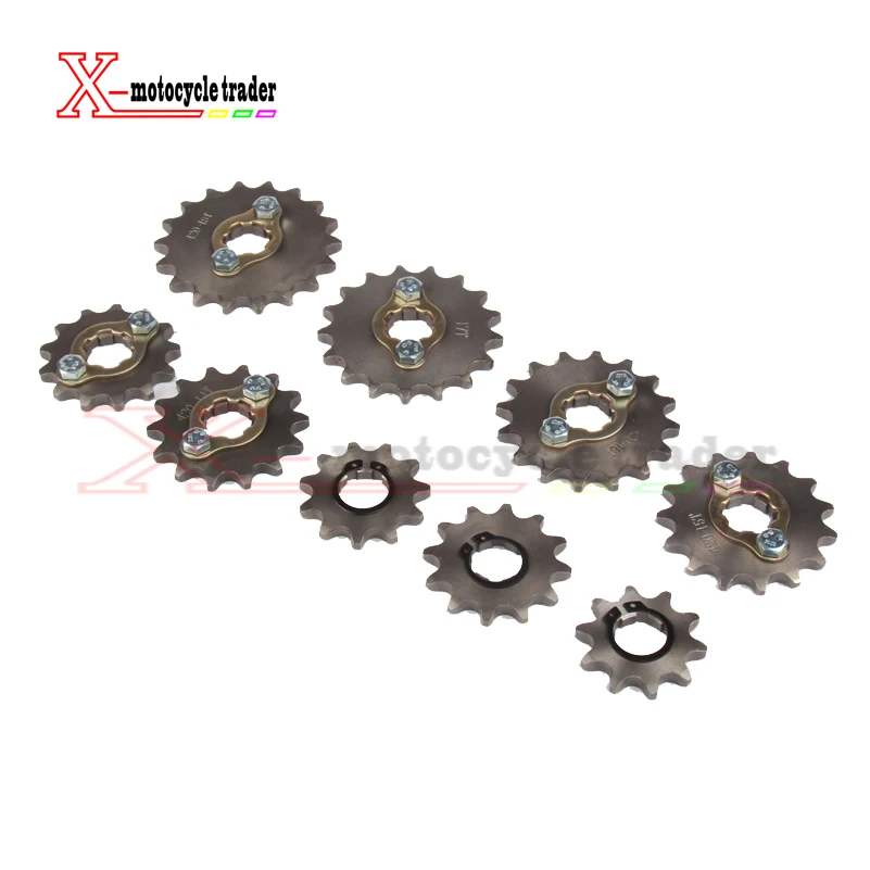 420 10T-19Tooth 20mm Front Engine Sprocket for Orion Taotao SSR SDG Dirt Pit Bike ATV Quad Motor Moped Buggy Scooter Motorcycle