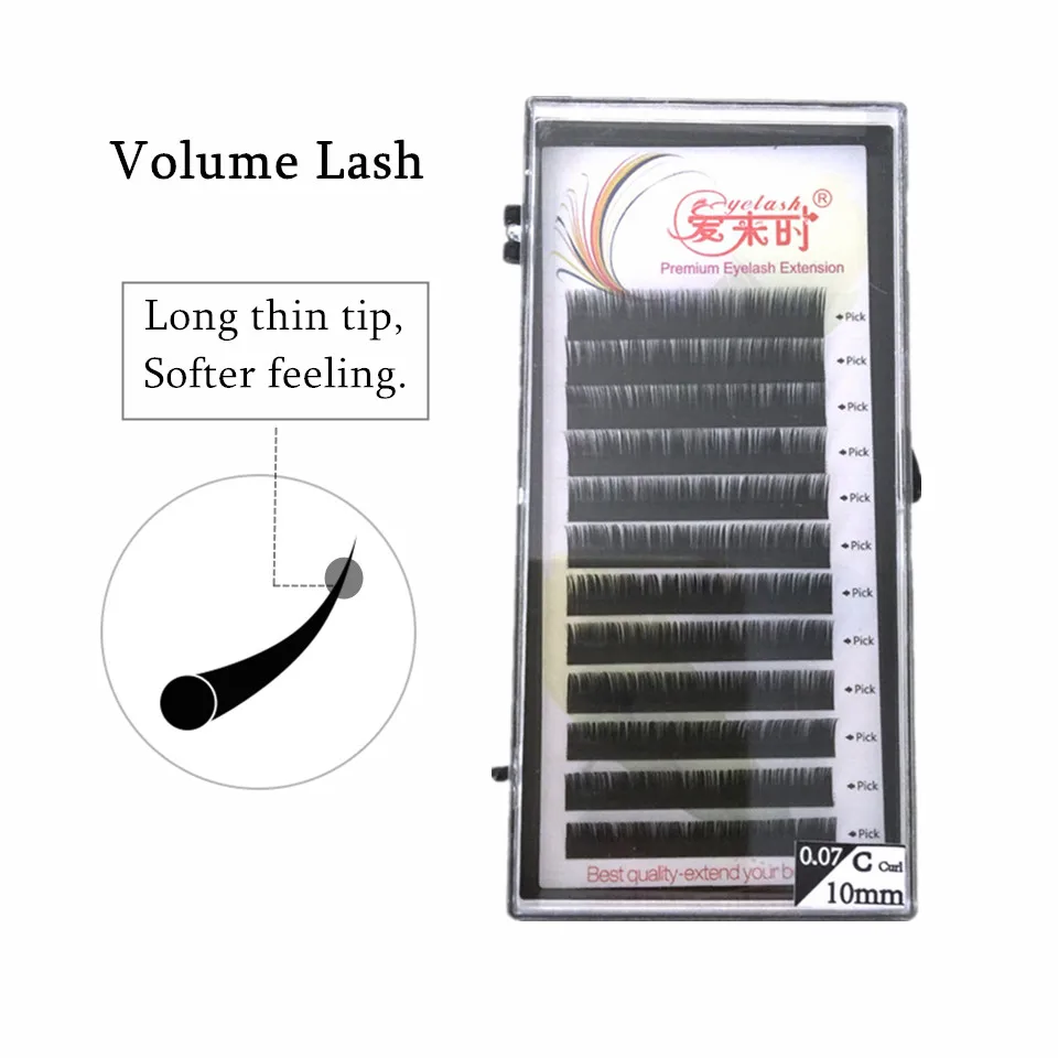 

Ресницы Накладные из искусственной норки, толщина 0,03 мм, B, C, CC, D