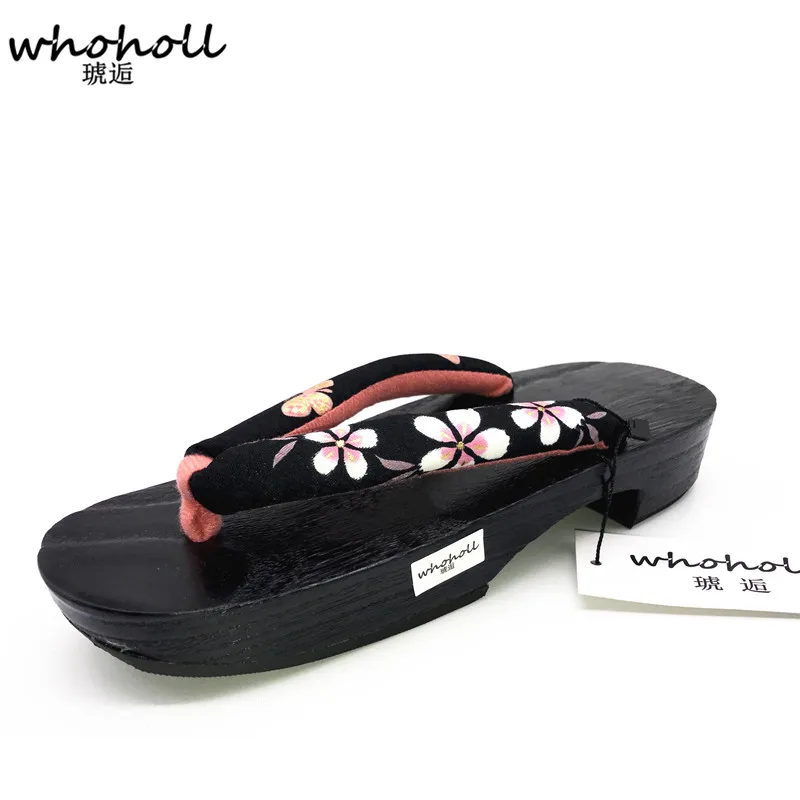 Großhandel traditionelle japanische Geta Clogs Sommers andalen Frauen Flip Flops für weibliche Paulo wnia Holzschuhe Cosplay Kostüme Schuhe