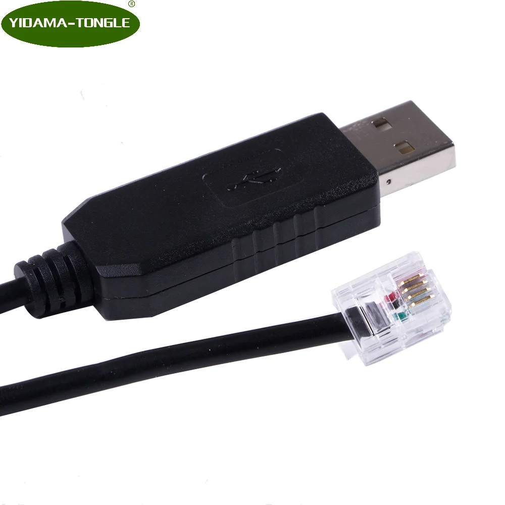 Celestron Nexstar eq6 sterowanie ręczne PC przewód połączeniowy FTDI USB do RJ11RJ12 6 p4c 6 p6c kabel konwerter szeregowy RS232