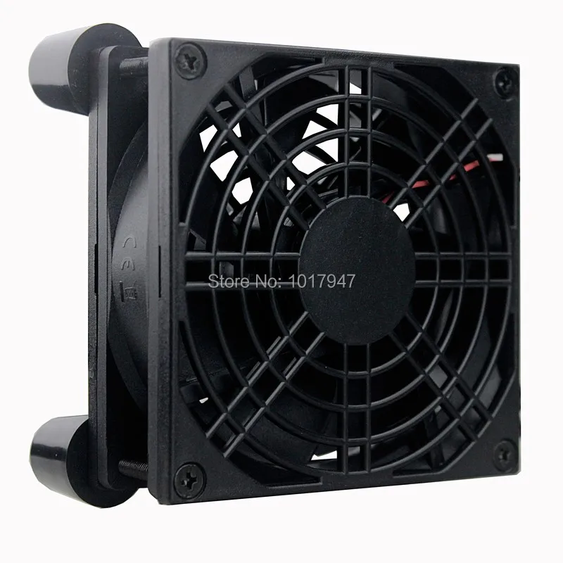 2 pièces Gdstime 92mm TV Box sans fil routeur ventilateur de refroidissement DC 5 V USB refroidisseur d'énergie 92x92x25mm 9 CM avec filet de protection