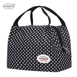 Aosbos Women Lunch Bags Thermal Woman Box Lunchbox Fashion Picnic Storage Container Boxes Cooler Food Carrier Girl Special