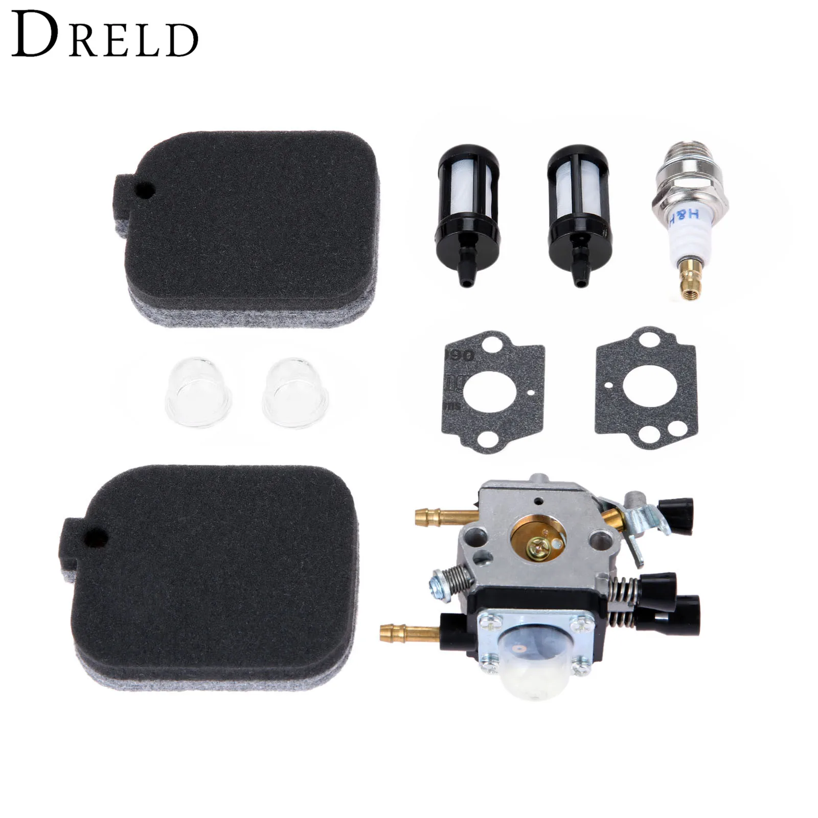DRELD-공기 필터와 연료 필터 점화 플러그, Stihl 송풍기 BG45 BG46 BG55 BG65 BG85 SH55 SH85 BR45C carb용