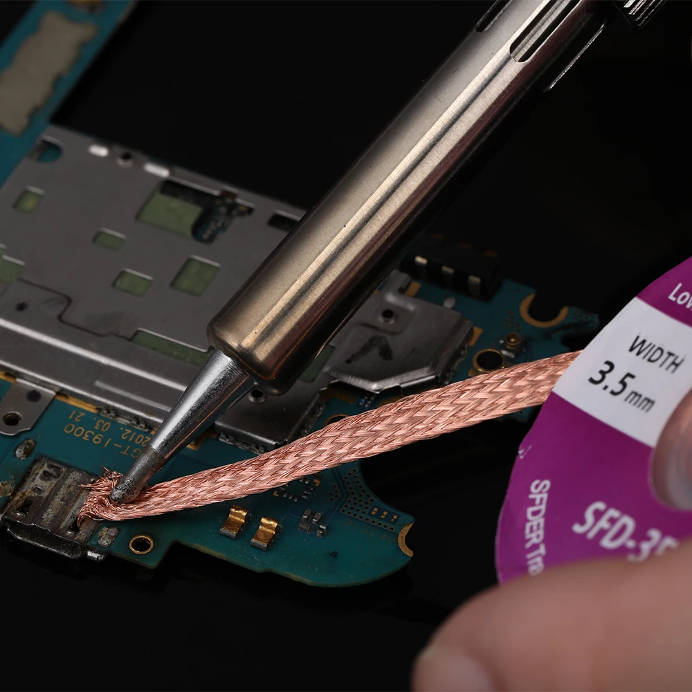 Desoldering Wire 1.5/2.0/2.5/3.0/3.5มม.ดีบุกดูด Desoldering Wick Solder Braid สำหรับ PCB ดีบุกลบเครื่องมือเชื่อม