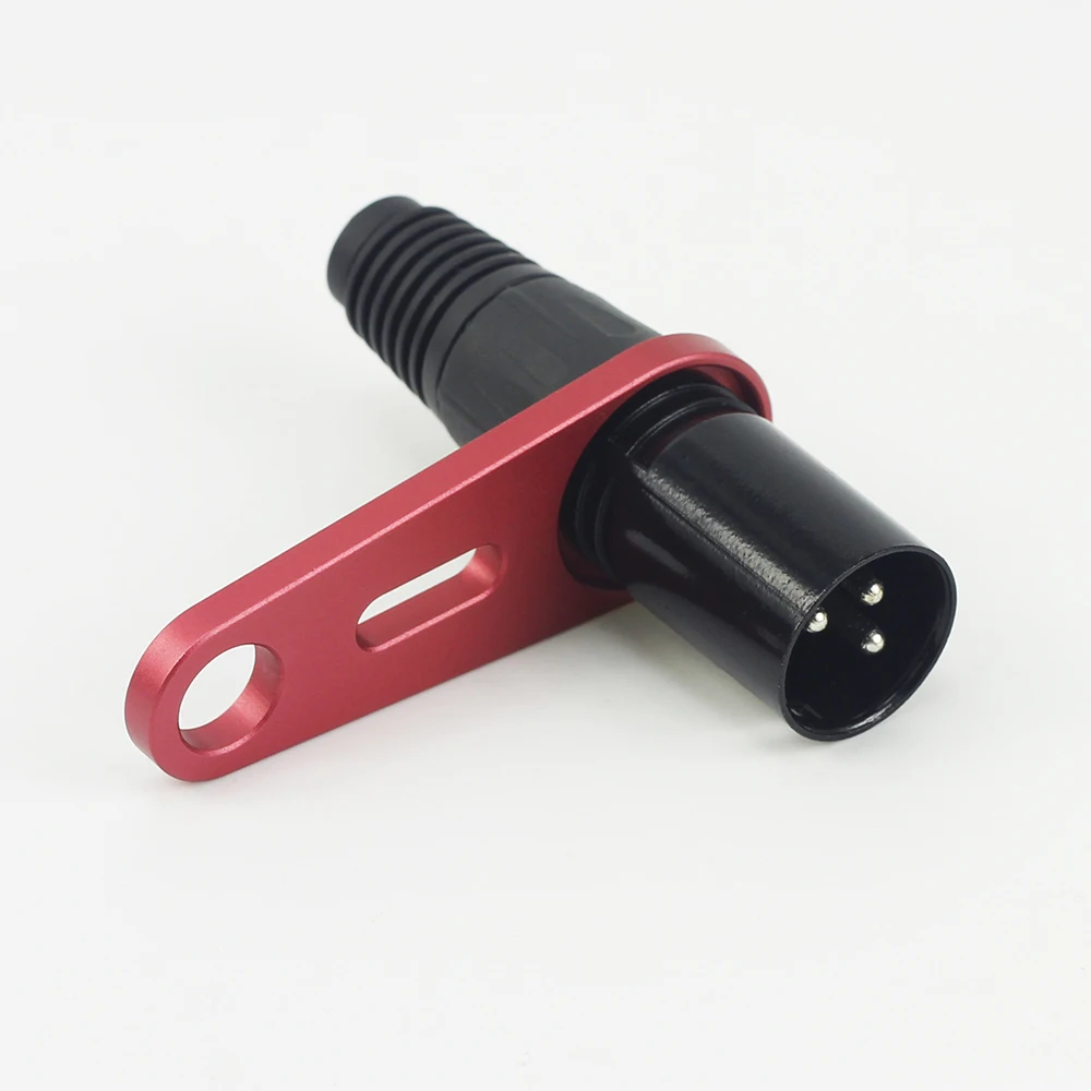 Microphone Mic Plug Jack Connector Circular Mount fr Boom Pole Quicklok Audio Recorder Ambient XLR Mixer Joint Adapter