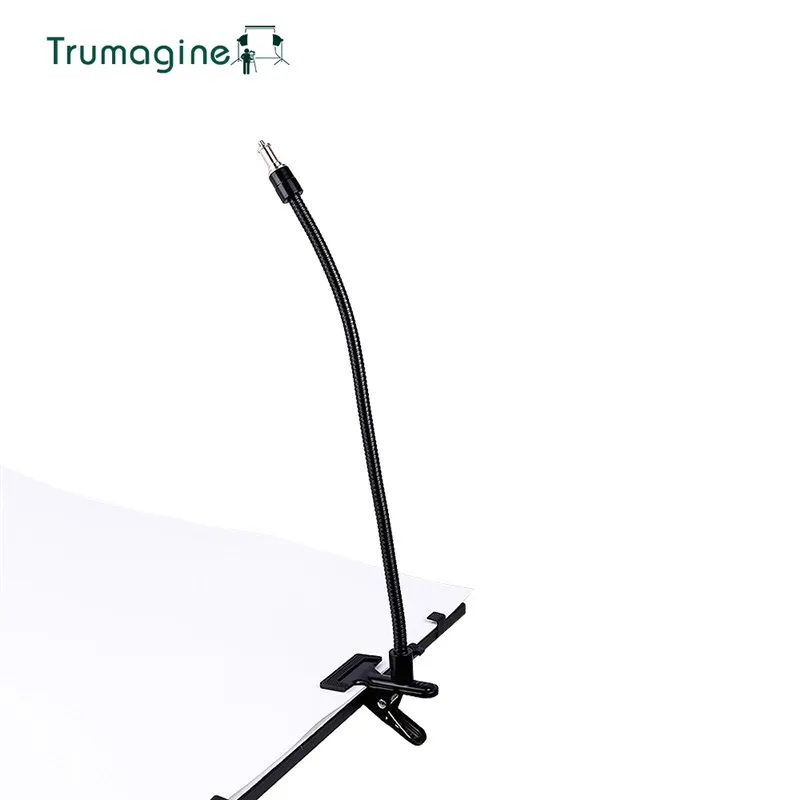 TRUMAGINE 1PC Lighting Stand Screw Head Photo Studio Accessories Magic Iron Strong Clamp Pipe Connection Black