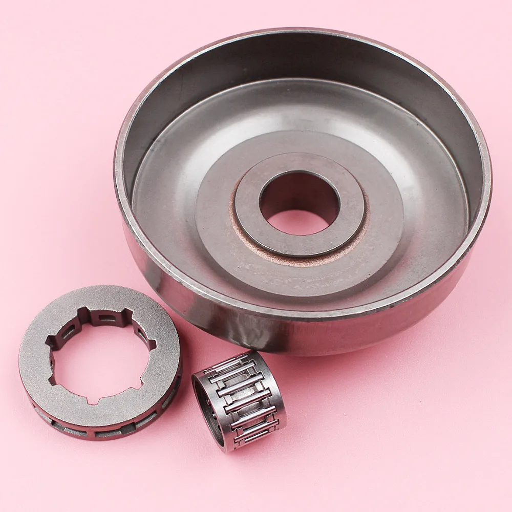 Clutch Drum .325" 7T 19mm Sprocket Rim Needle Bearing For Husqvarna 50 51 55 254 Chainsaw Spare Parts