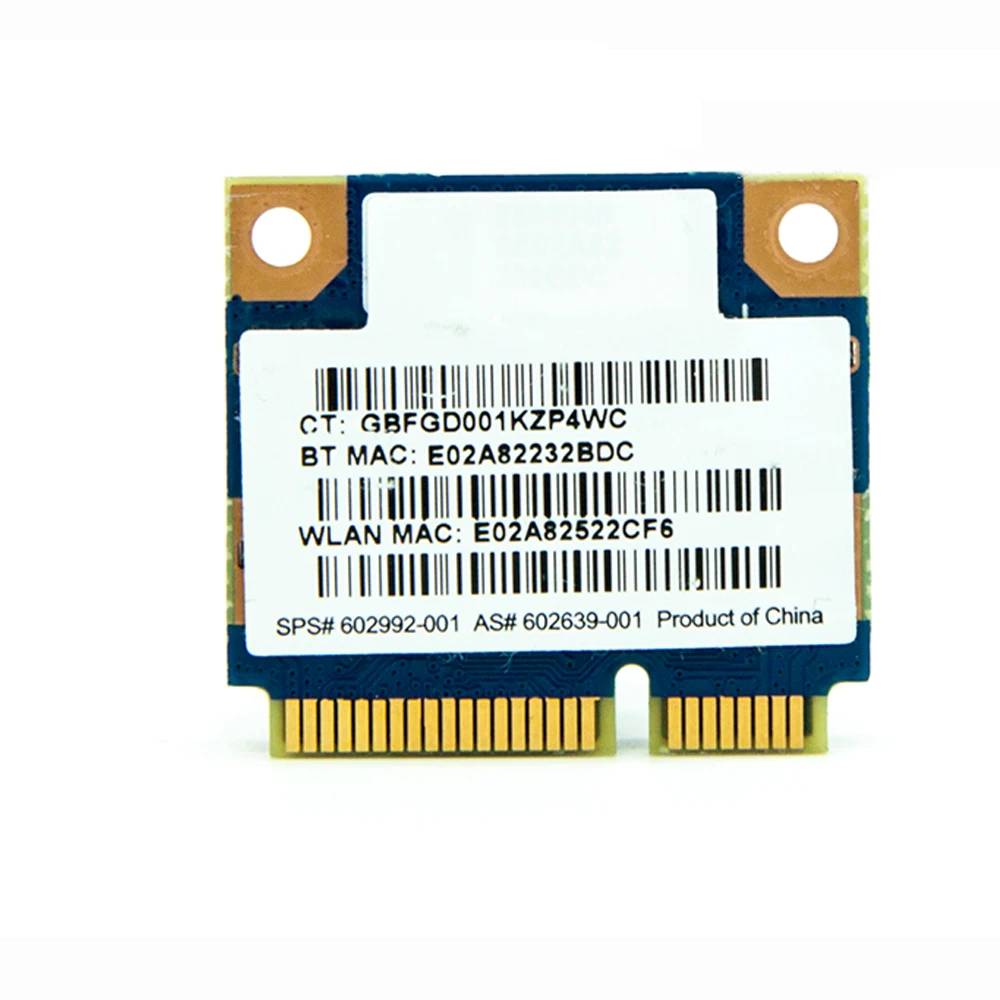 Ralink RT3090BC4 Wireless & Bluetooth 3.0 PCI-e WiFi Card,P/N 602992-001 602639-001