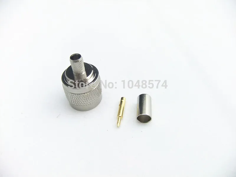 

Free shipping N male plug LMR240 Crimp straight Connector