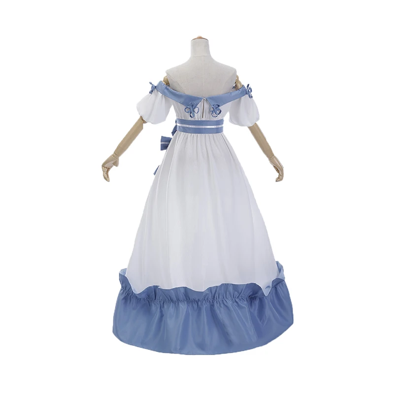 Final Fantasy XIV FF14 Spring Dress Miqo'te Cosplay Costume Outfit 6 color can choose image 2
