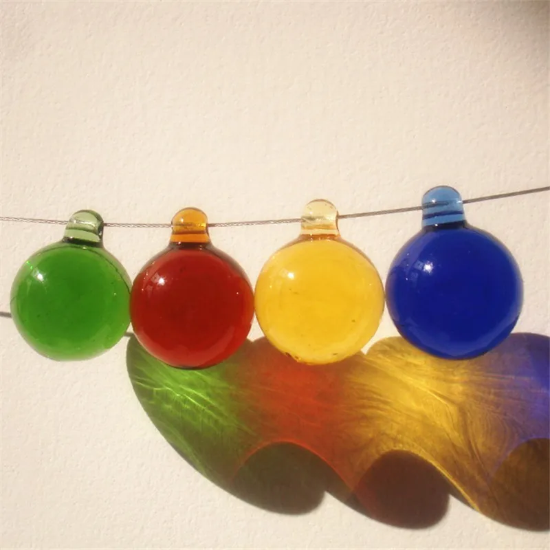 10pcs/Lot 30mm Mixed Color Crystal Ball Crystal Hanging Ball X'mas Wedding Pendant Chandelier Smooth Balls